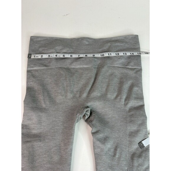 Blanqi Maternity Leggings, Medium, Grey, Stretch Leggings, Striped Legs - Picture 5 of 9